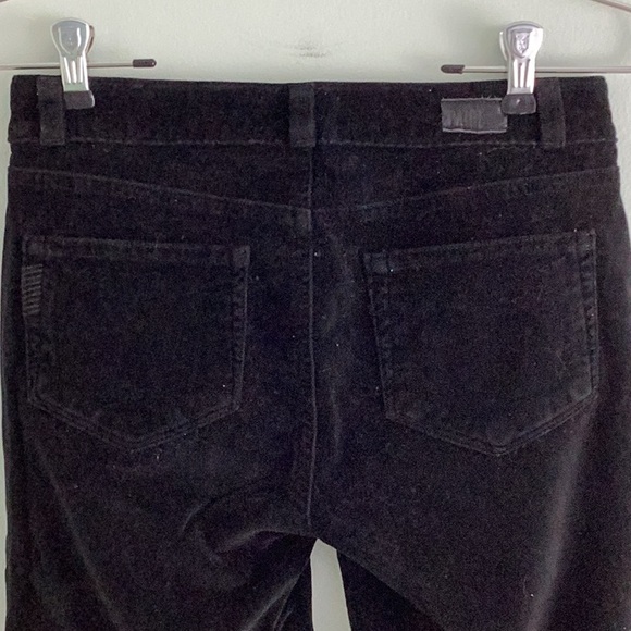 PAIGE Ultra Skinny Black Velvet Jeans - Picture 9 of 14